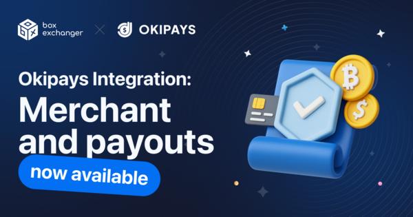 Image for Integration of Okipays crypto-payment solution